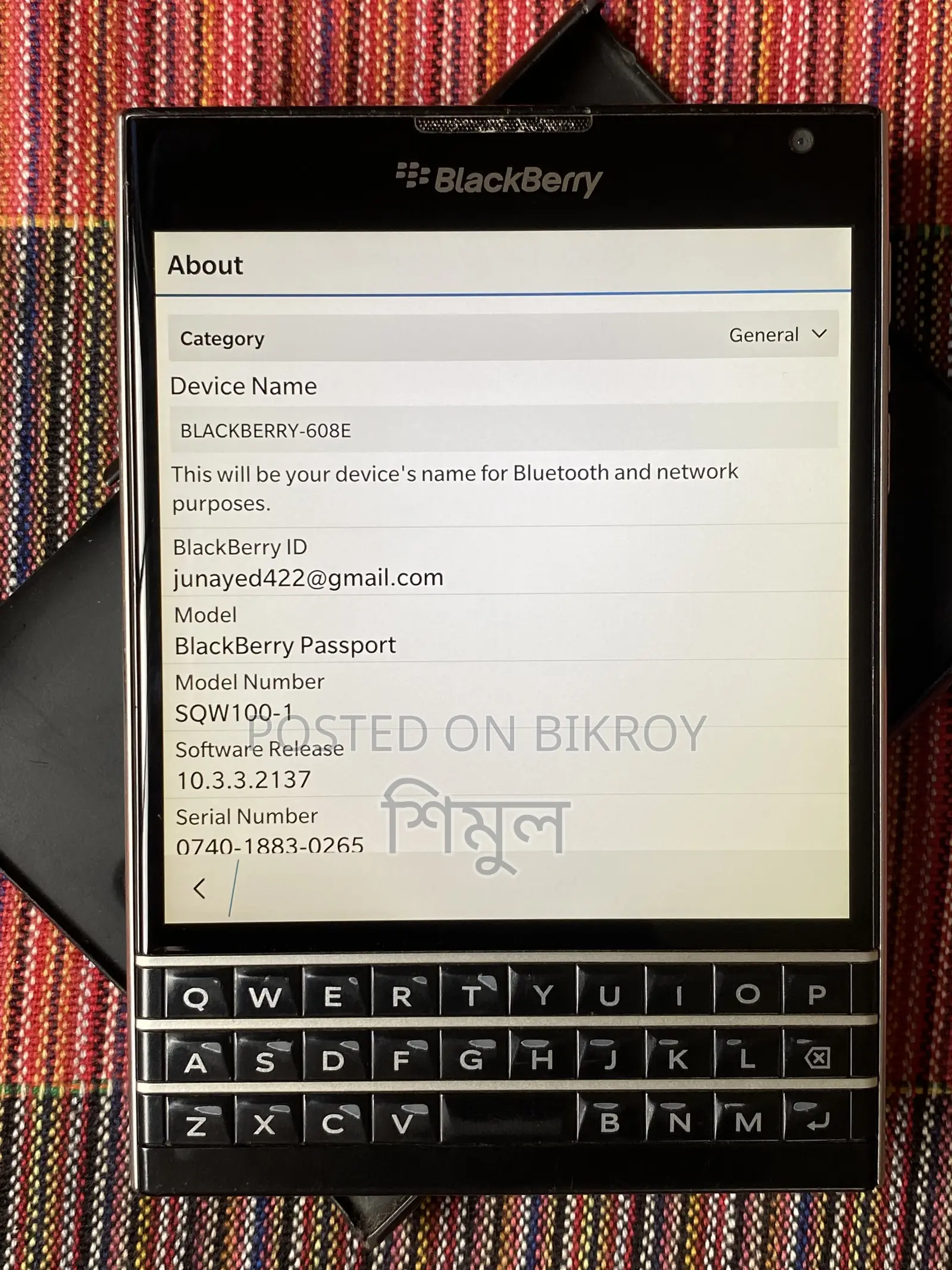 BlackBerry Passport 32 GB Black