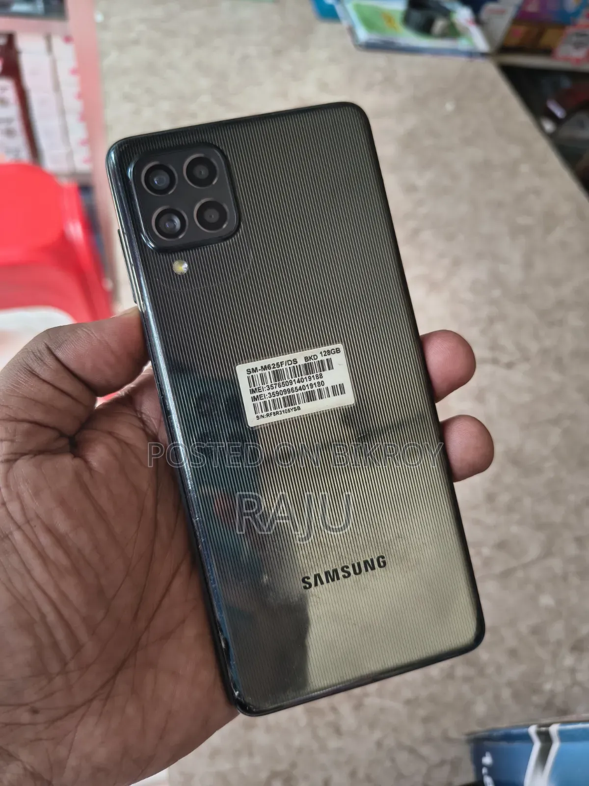 Samsung Galaxy M62 128 GB Black