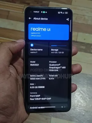 Realme 9 128 GB Orange