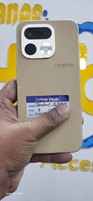 রিয়েলমি ১৬ প্রো ২৫৬ জিবি গোল্ড