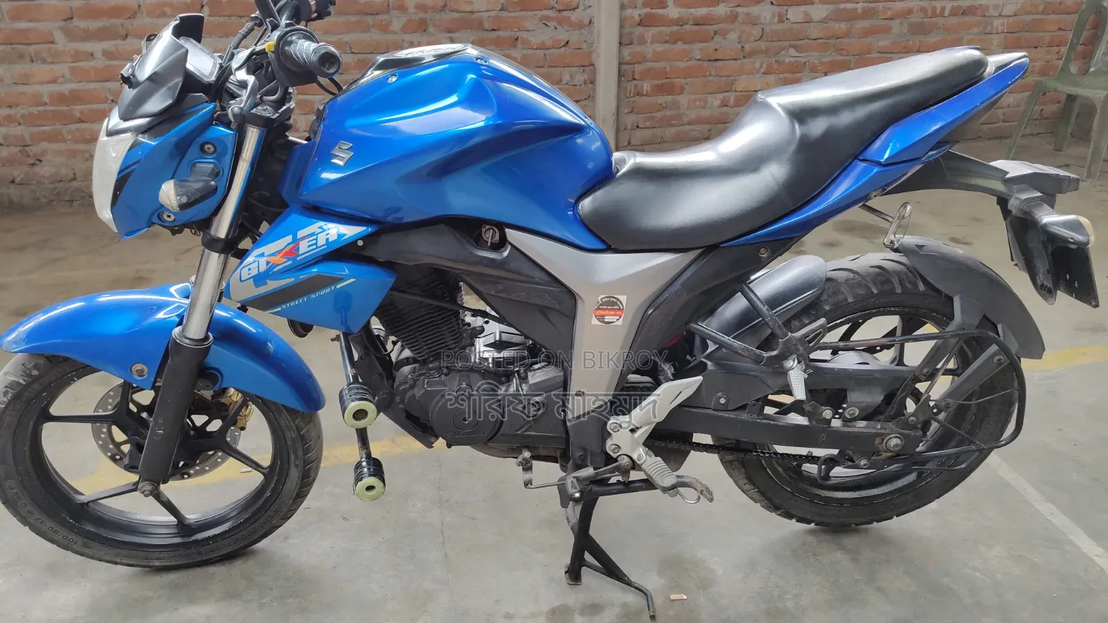 Suzuki Gixxer Monotone 2017 Blue