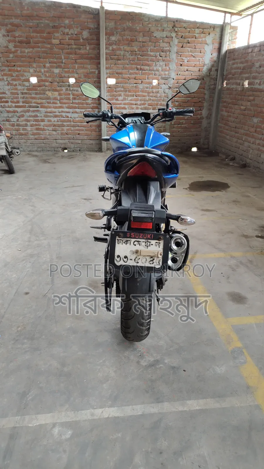 Suzuki Gixxer Monotone 2017 Blue