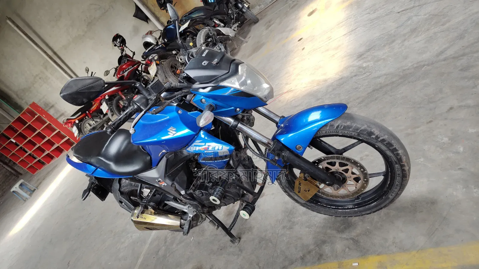 Suzuki Gixxer Monotone 2017 Blue
