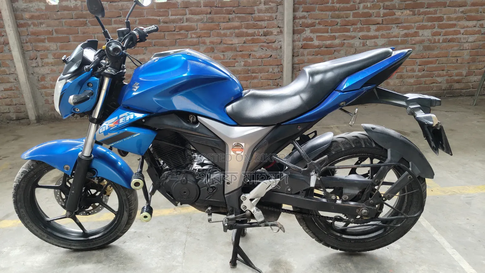 Suzuki Gixxer Monotone 2017 Blue