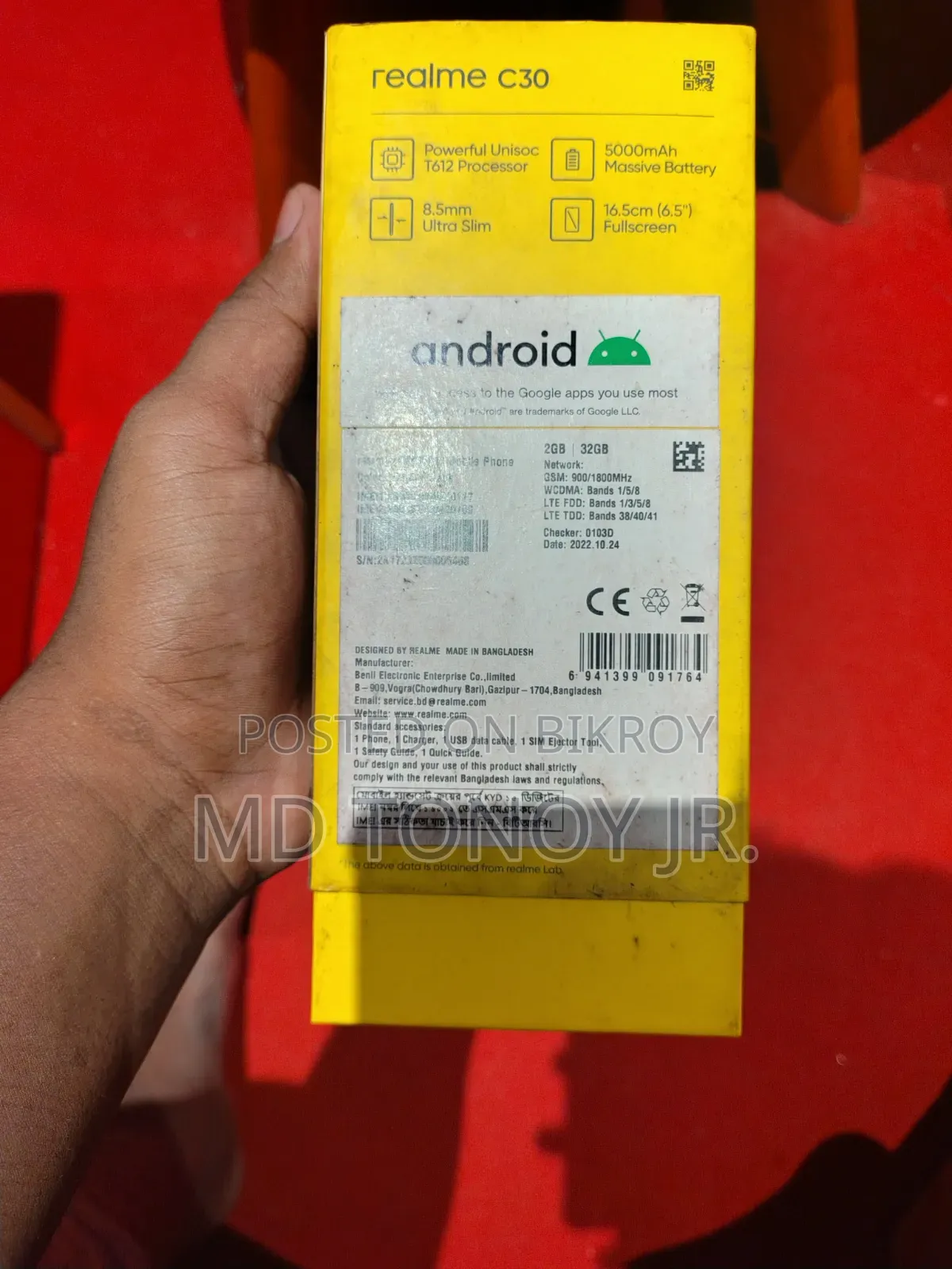 Realme C30 32 GB Black