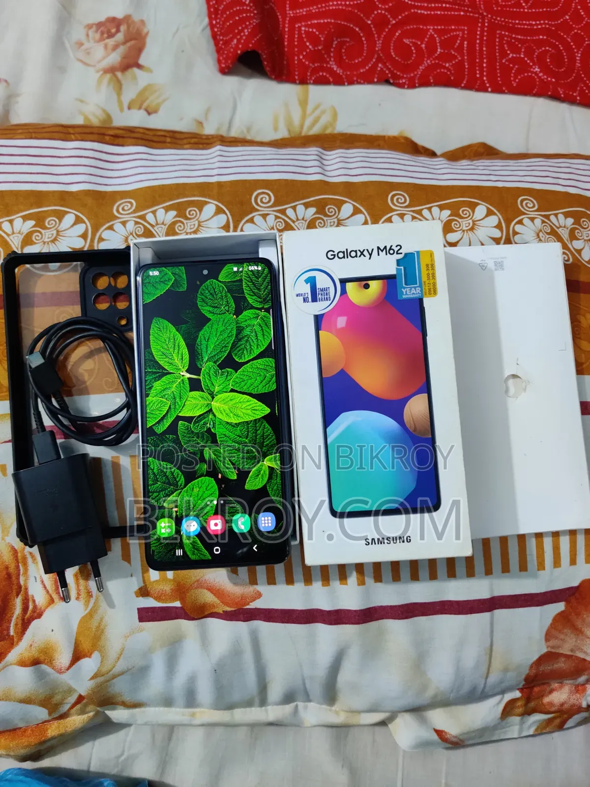 স্যামসাং গ্যালাক্সি এম৬২ ১২৮ জিবি ব্লু