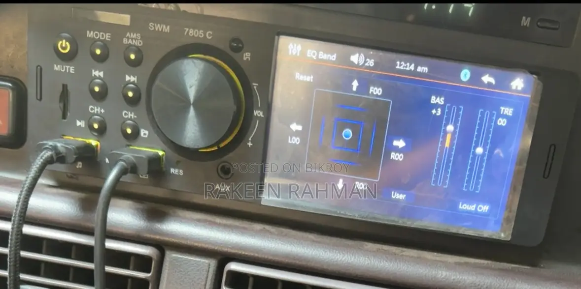 Single Din Touchscreen - Bluetooth Car Stereo