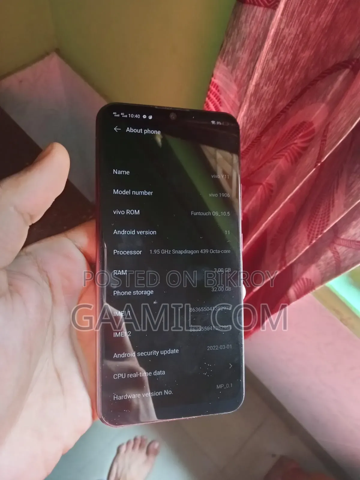 Vivo Y11 32 GB Rose Gold