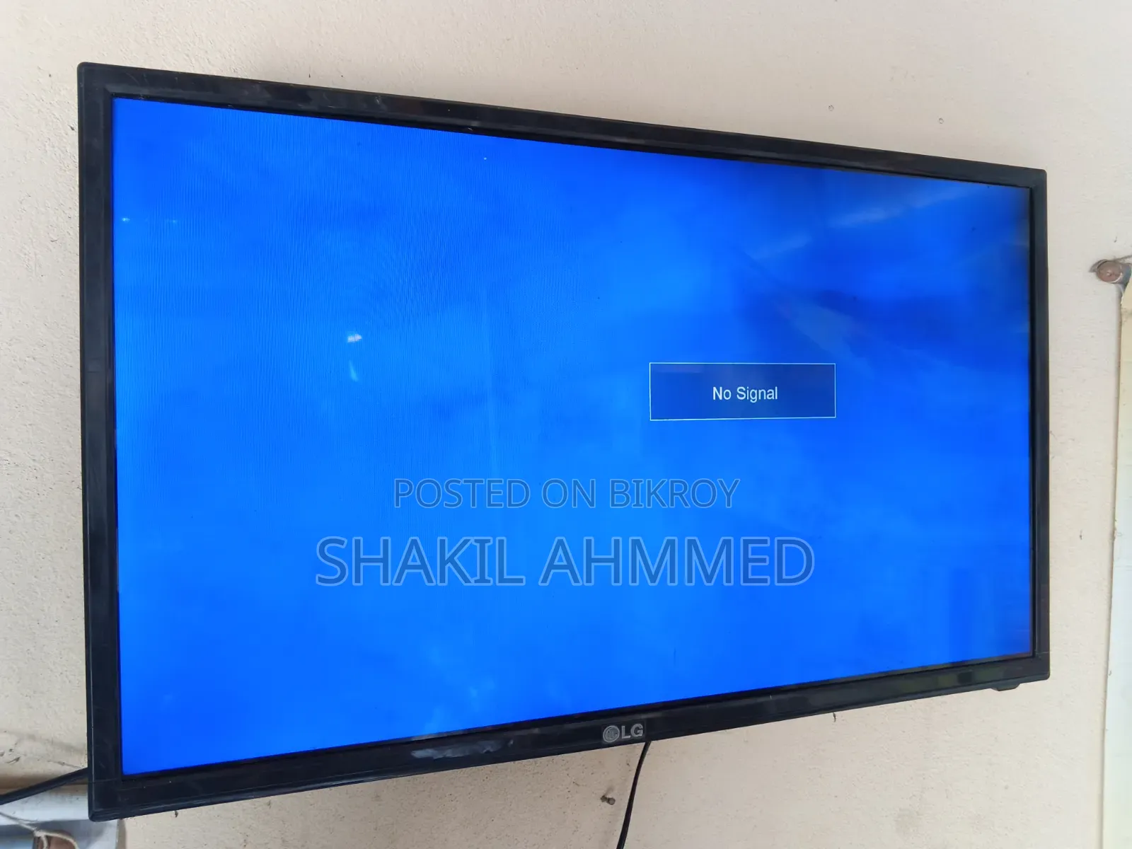 Lg TV everything is fine, you can come and see it, there will definitely be room for negotiation