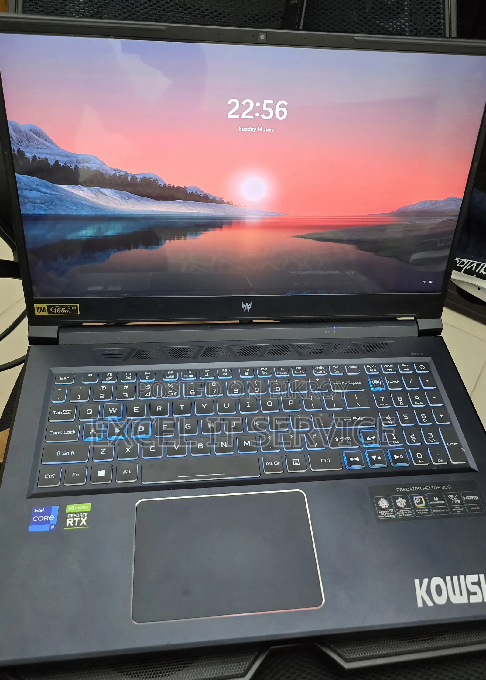 Laptop Acer Predator Helios 300 16GB Intel Core I9 SSD 500GB