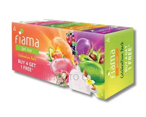 Fiama Gel Bar Soap 125gm Pack Of 5