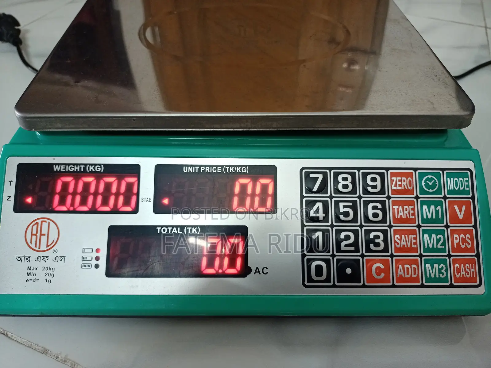 RFL Digital Weighing Scale