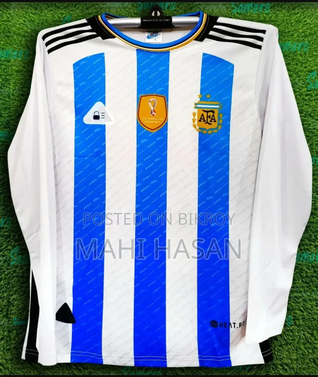 Argentina Full Sleeve Football Jersey for Man