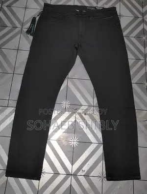 Men's Spandex Over Sized Denim Long Pant