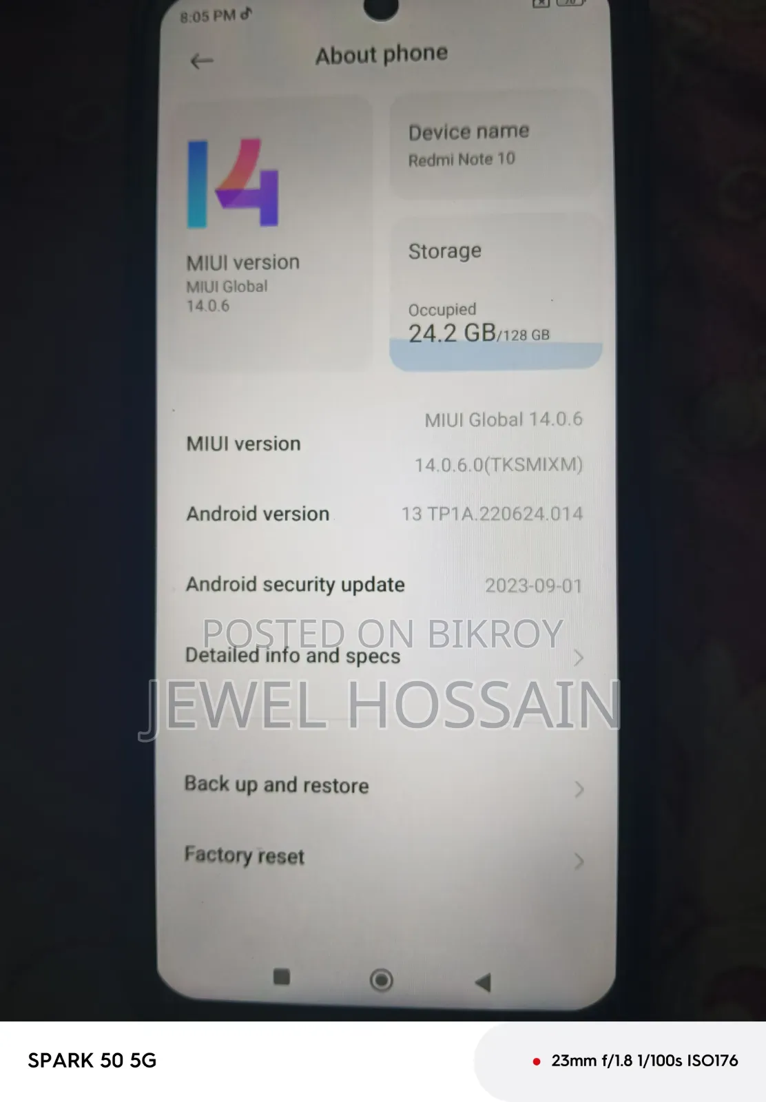 Xiaomi Mi Note 10 ১২৮ জিবি