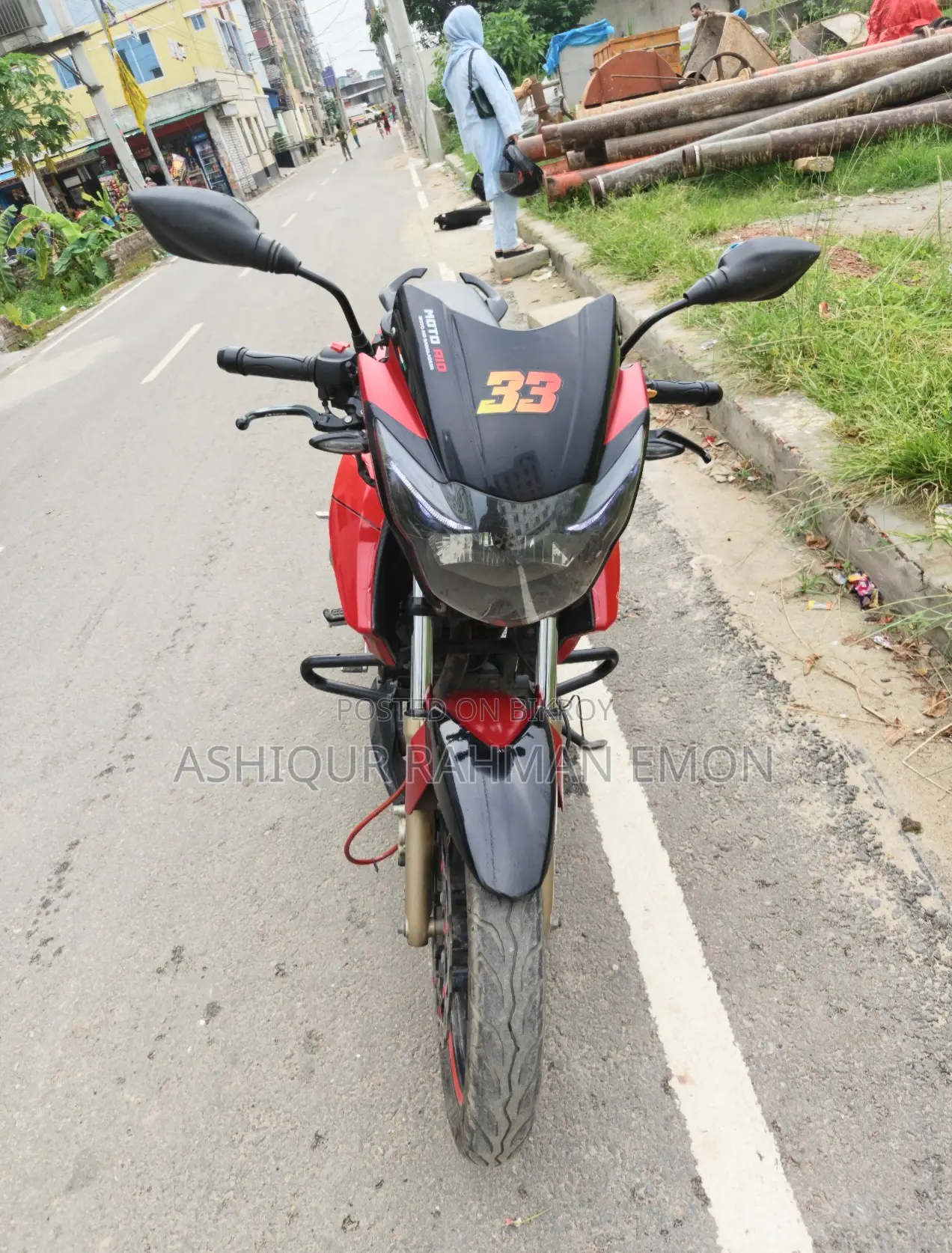 TVS Apache RTR 160 2V 2020 Red