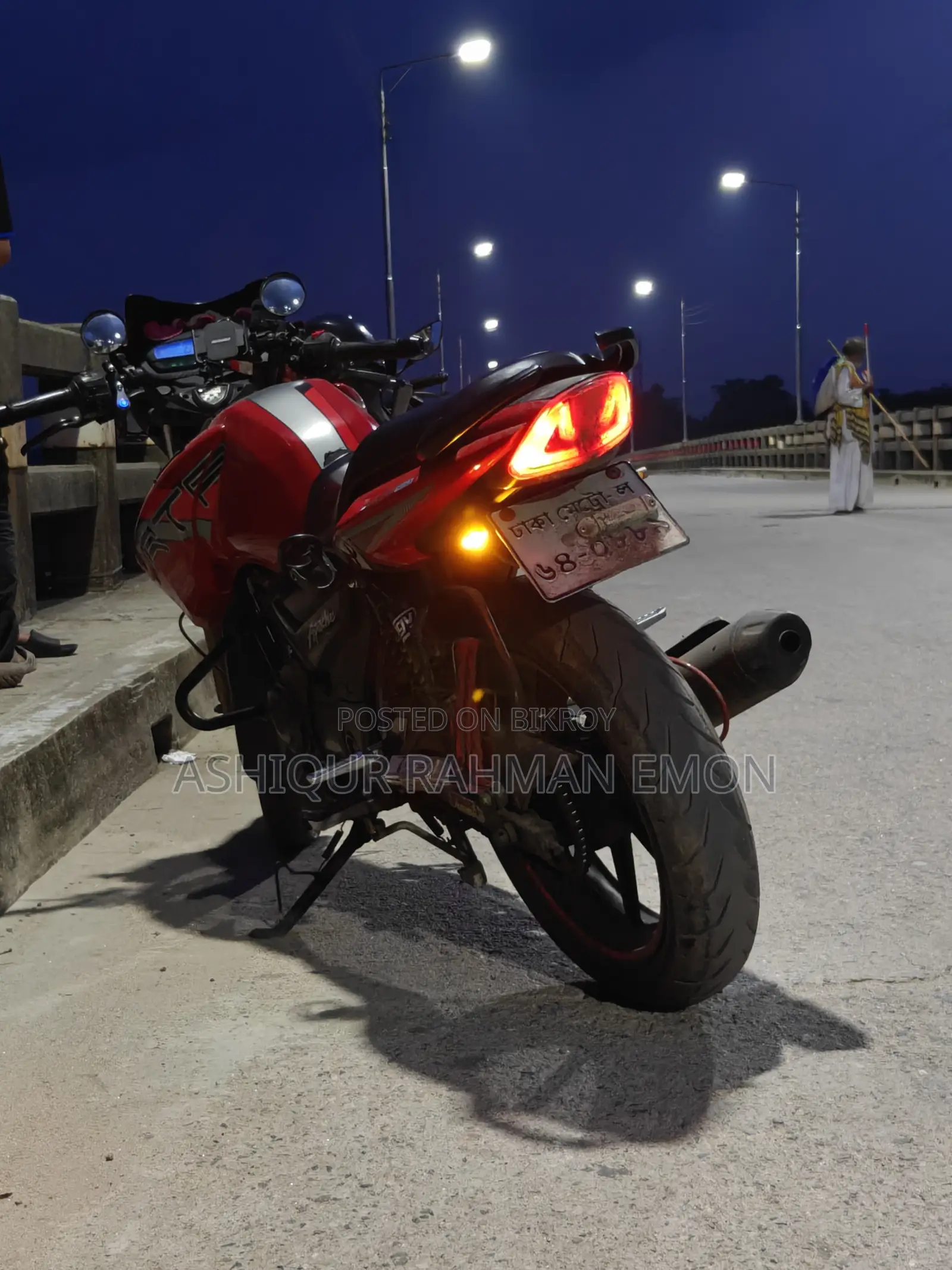 TVS Apache RTR 160 2V 2020 Red
