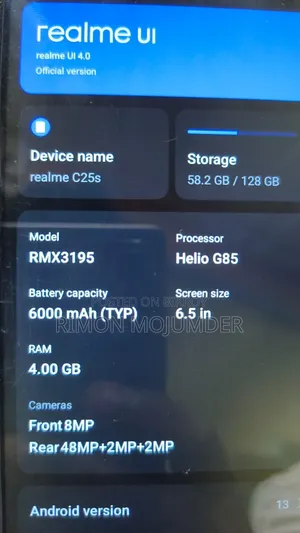 Realme C25Y 128 GB Gray