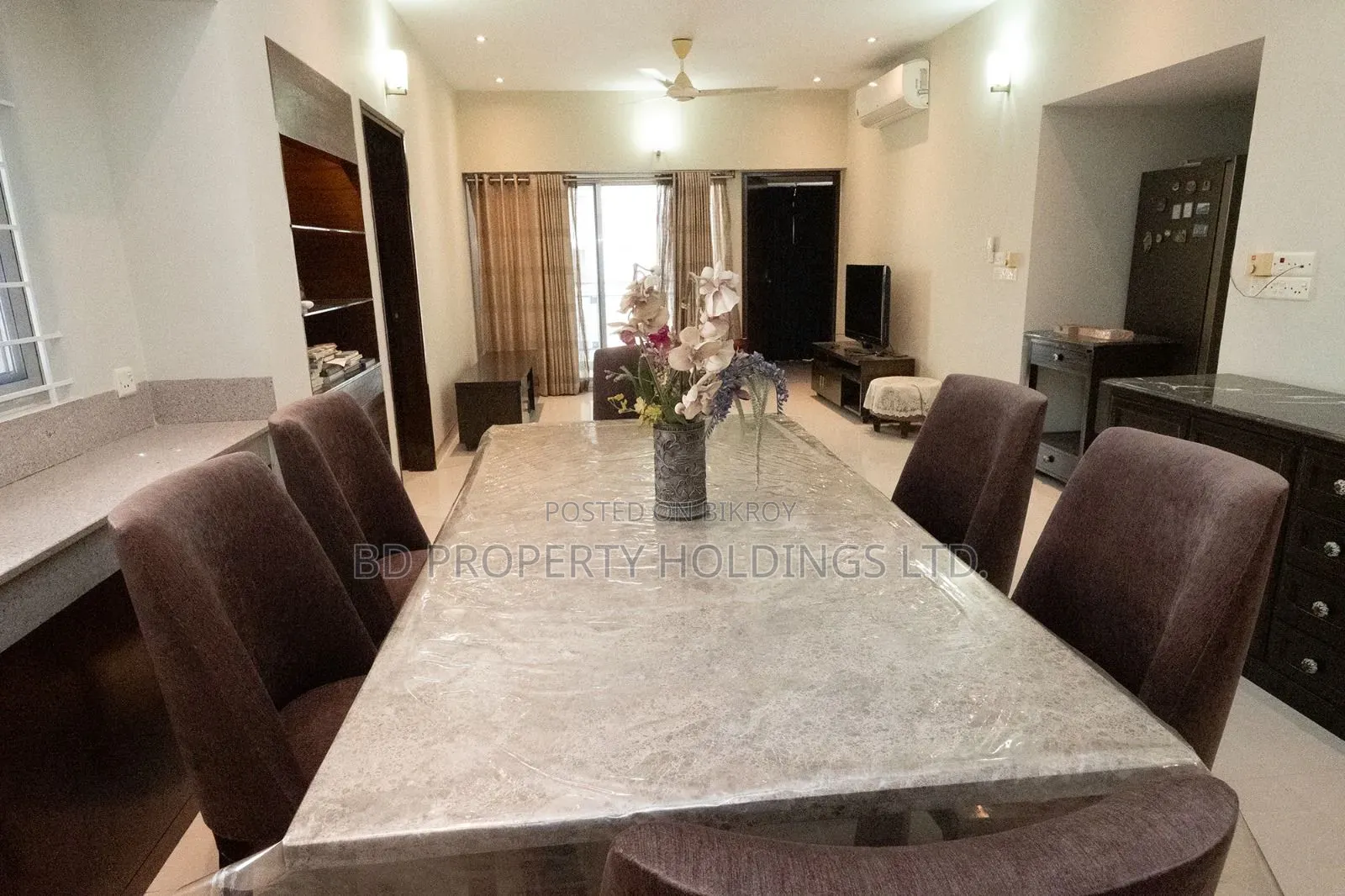Furnished 3-Bedroom Apartment in Bashundhara for Rent