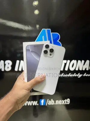 অ্যাপল আইফোন ১৬ প্রো ম্যাক্স ২৫৬ জিবি হোয়াইট
