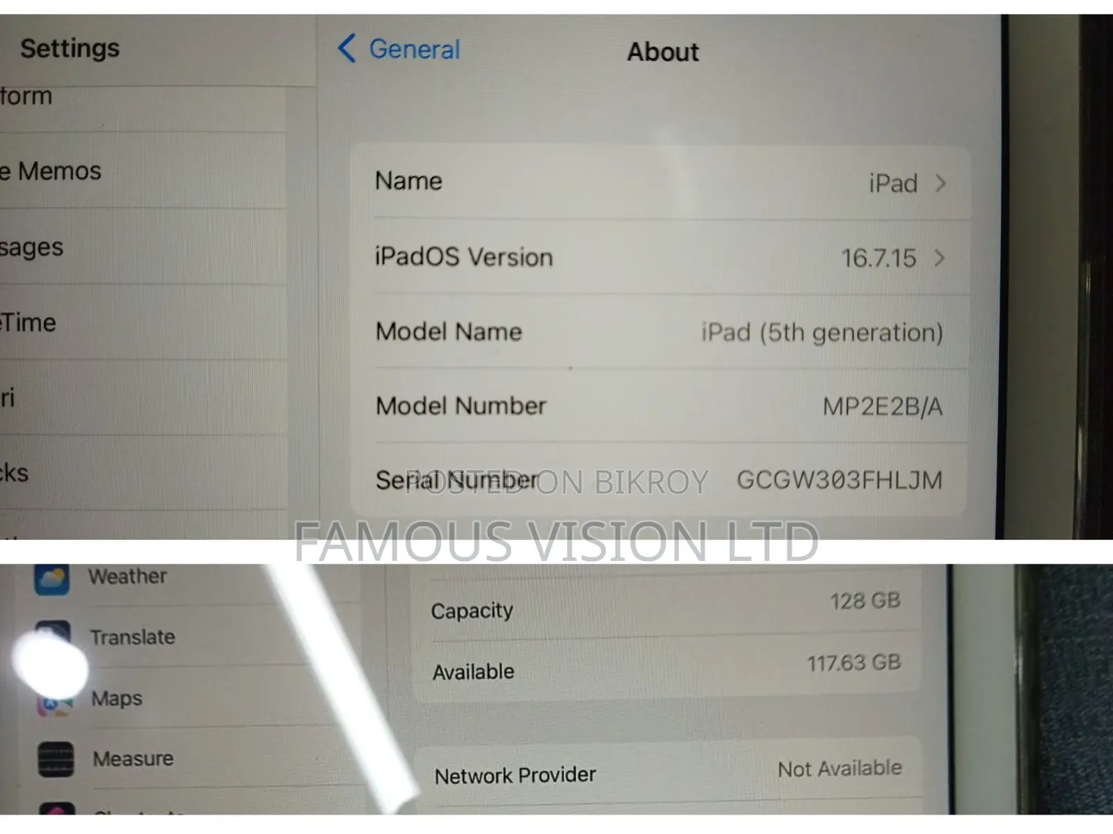 Apple iPad 9.7 128 GB Silver