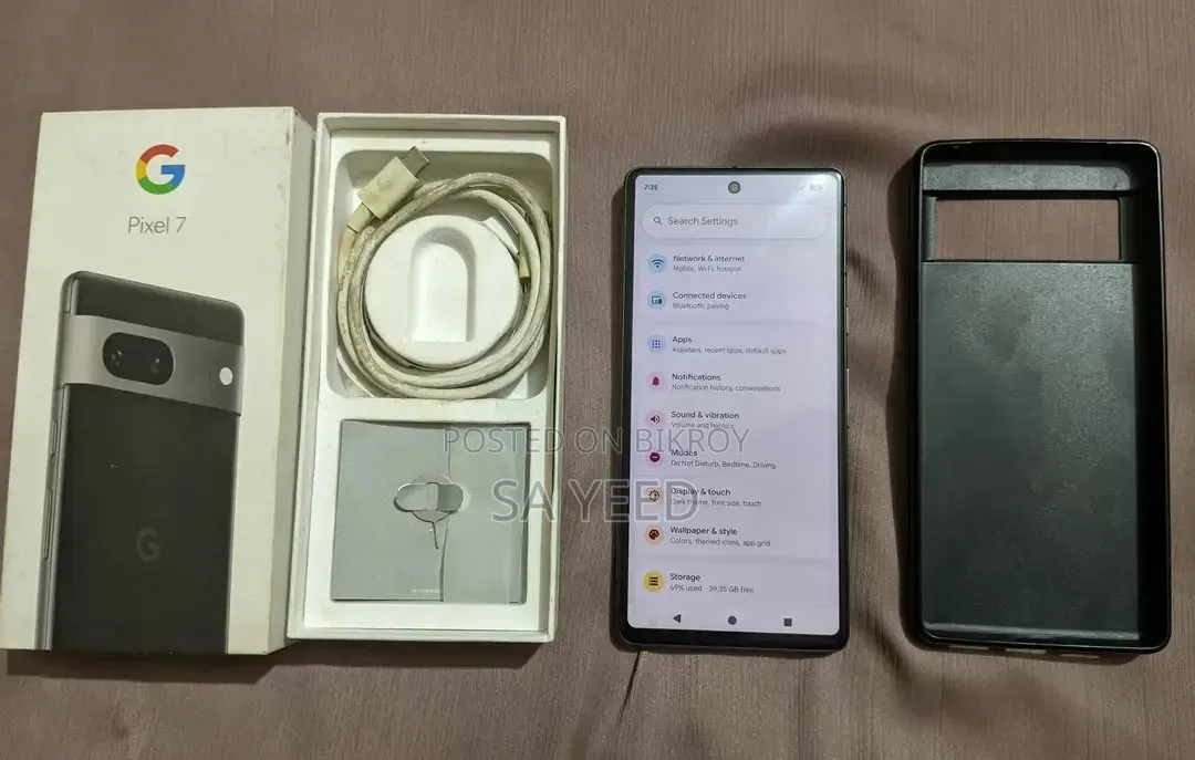 গুগল পিক্সেল ৭ ২৫৬ জিবি ব্ল্যাক