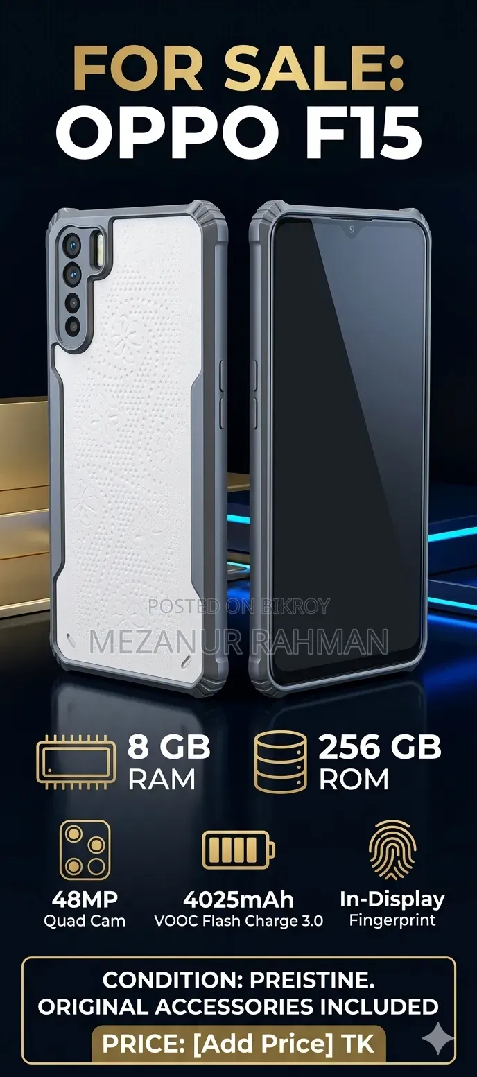 Oppo F15 256 GB Black