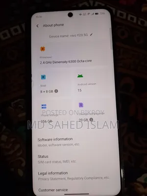 Vivo Y29 256 GB Rose Gold