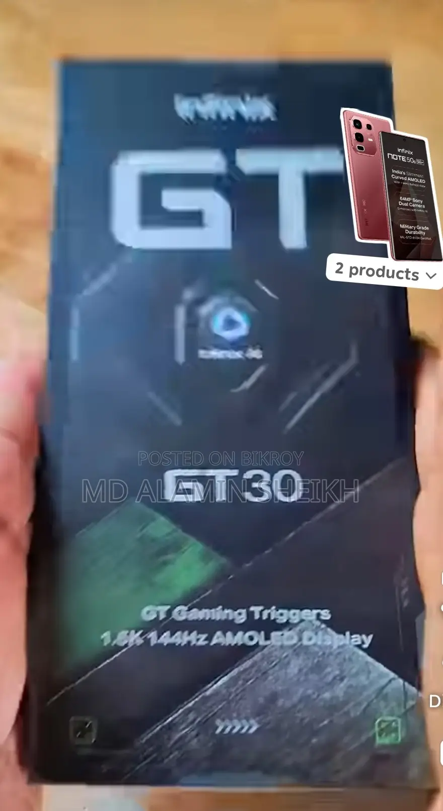Infinix GT 30 5G 256 GB Purple