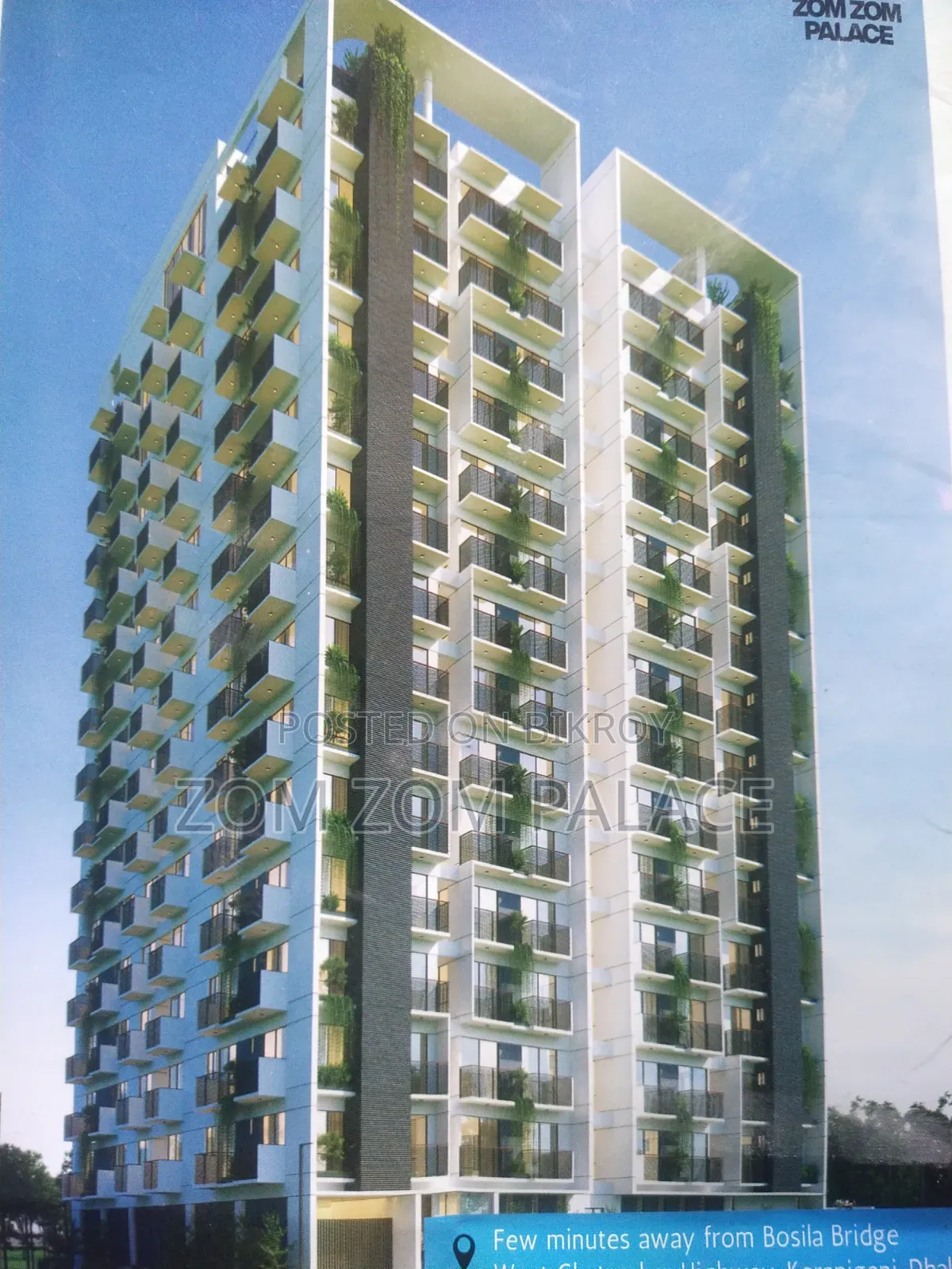3-Bedroom Apartment in Zom Zom Palace, Mohammadpur for Sale
