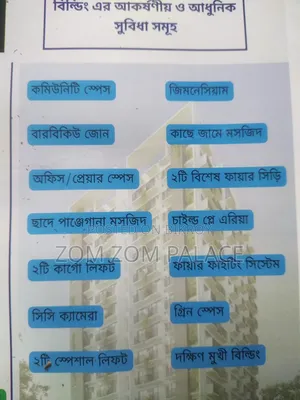 3-Bedroom Apartment in Zom Zom Palace, Mohammadpur for Sale