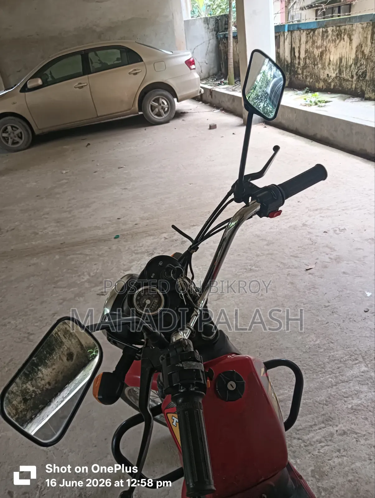 TVS XL 100 i-Touch 2021 Red