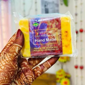 Hand Made Real Saffron Goat Milk Bar Soap