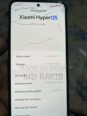 Xiaomi Redmi Note 11 128 GB Black