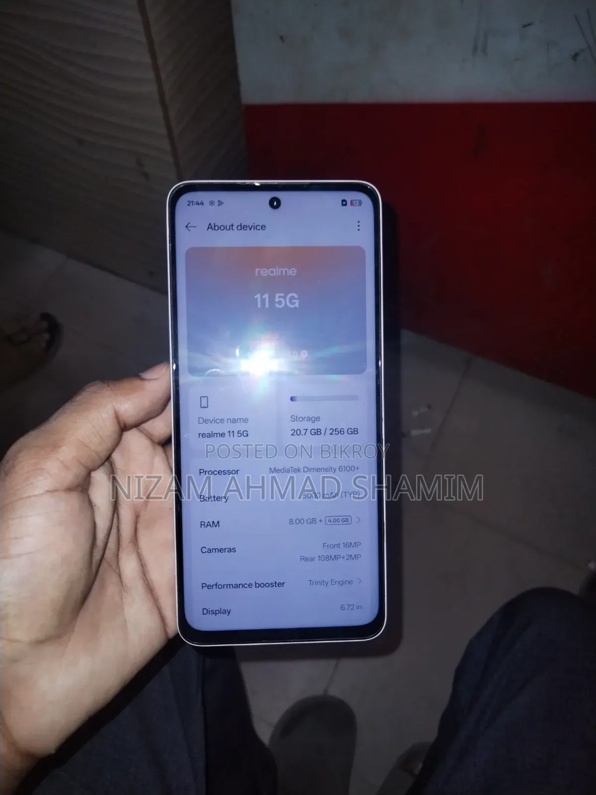 রিয়েলমি ১১ ৫জি ২৫৬ জিবি অরেঞ্জ