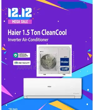 Energy-efficient cooling Haier 1.5 Ton Inverter Ac 18000btu