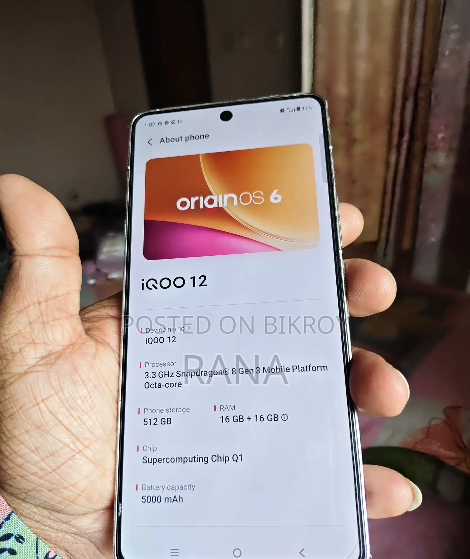 Vivo iQOO 12 512 GB White