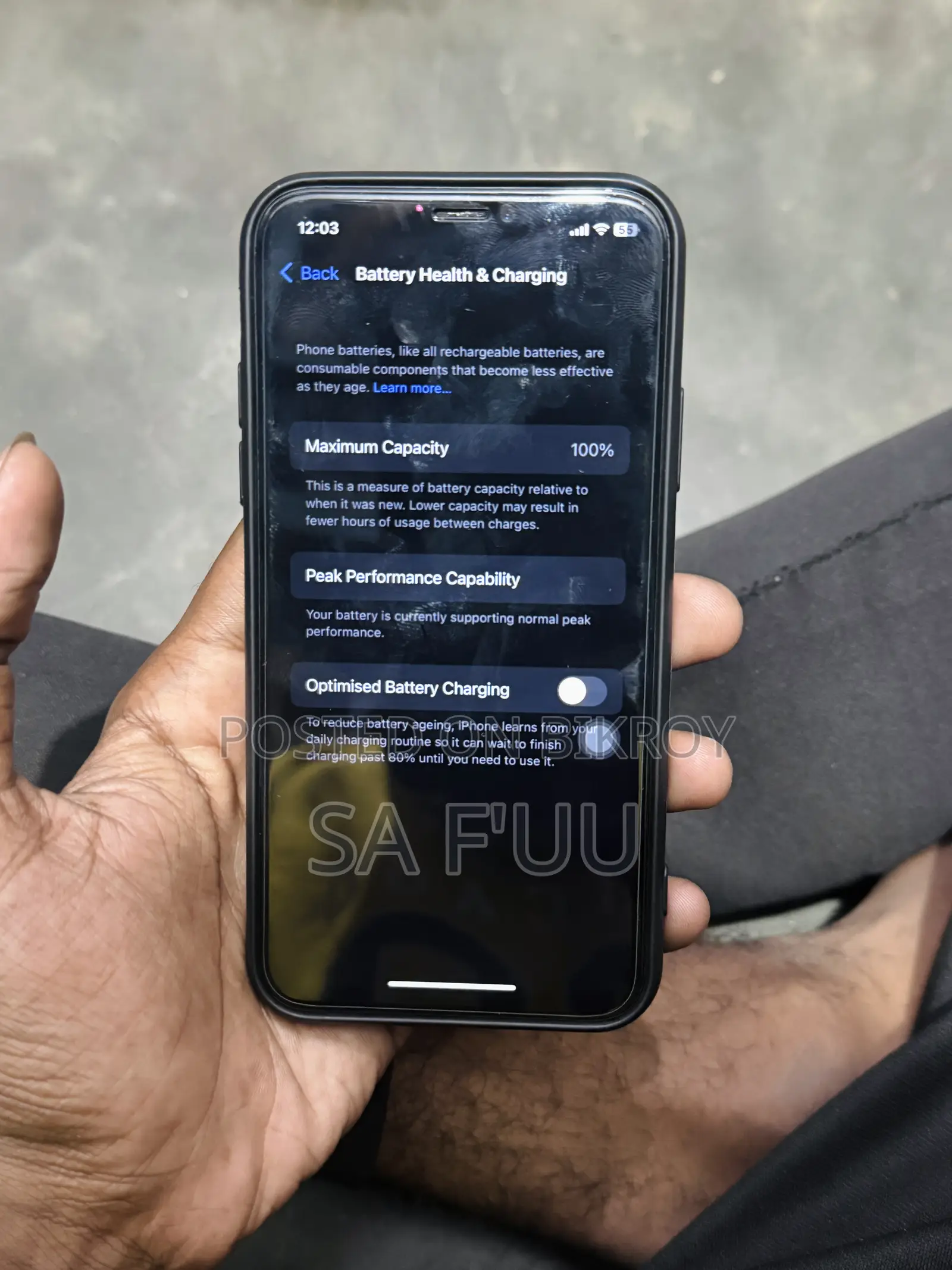 Apple iPhone X 256 GB Black