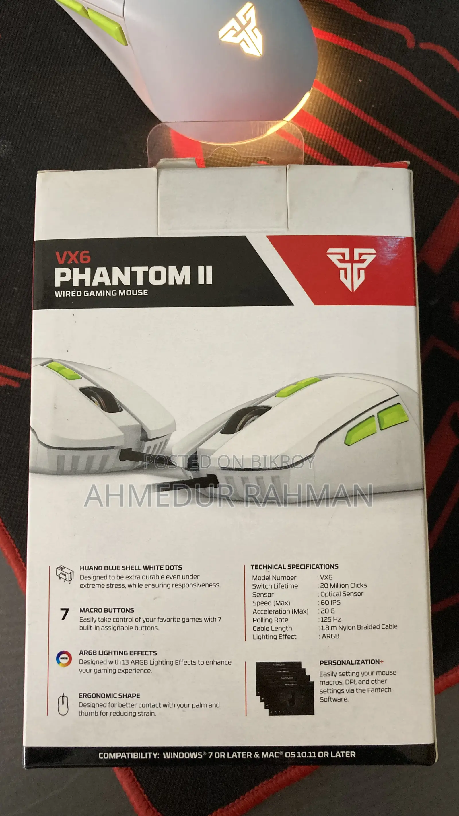 Fantech Vx6 Phantom Ii