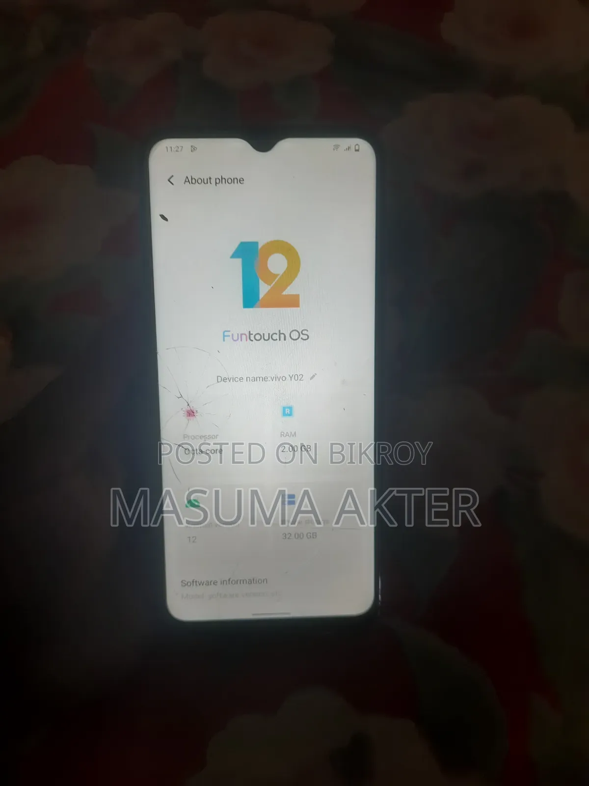 Vivo Y02 32 GB Gray