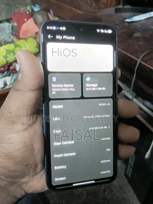 Tecno Pova 7 Pro 5G 256 GB Black