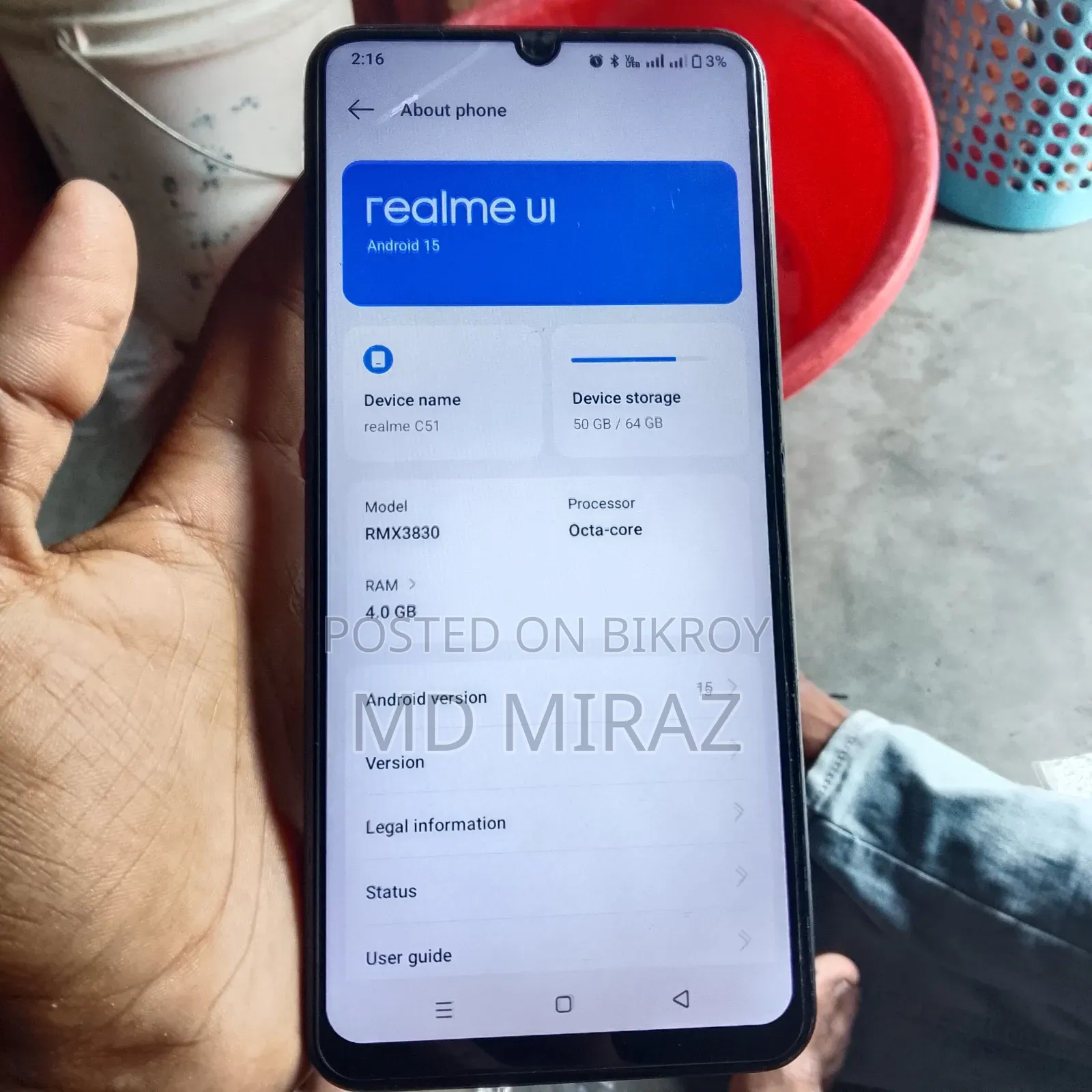Realme C51 64 GB Black