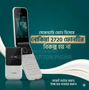 New Nokia 2720 Flip 512 GB White