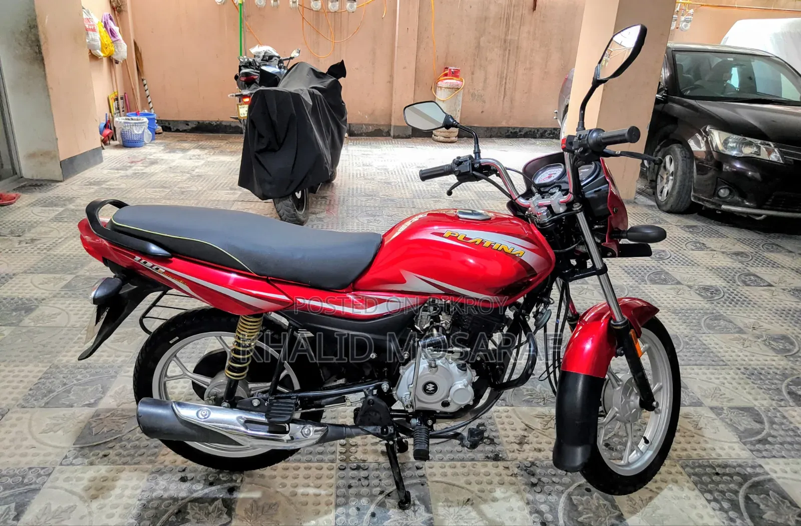 Bajaj Platina 100 2025 Red