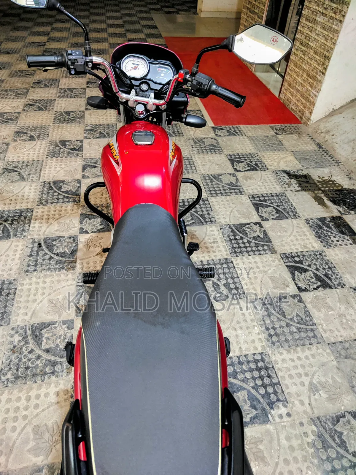 Bajaj Platina 100 2025 Red