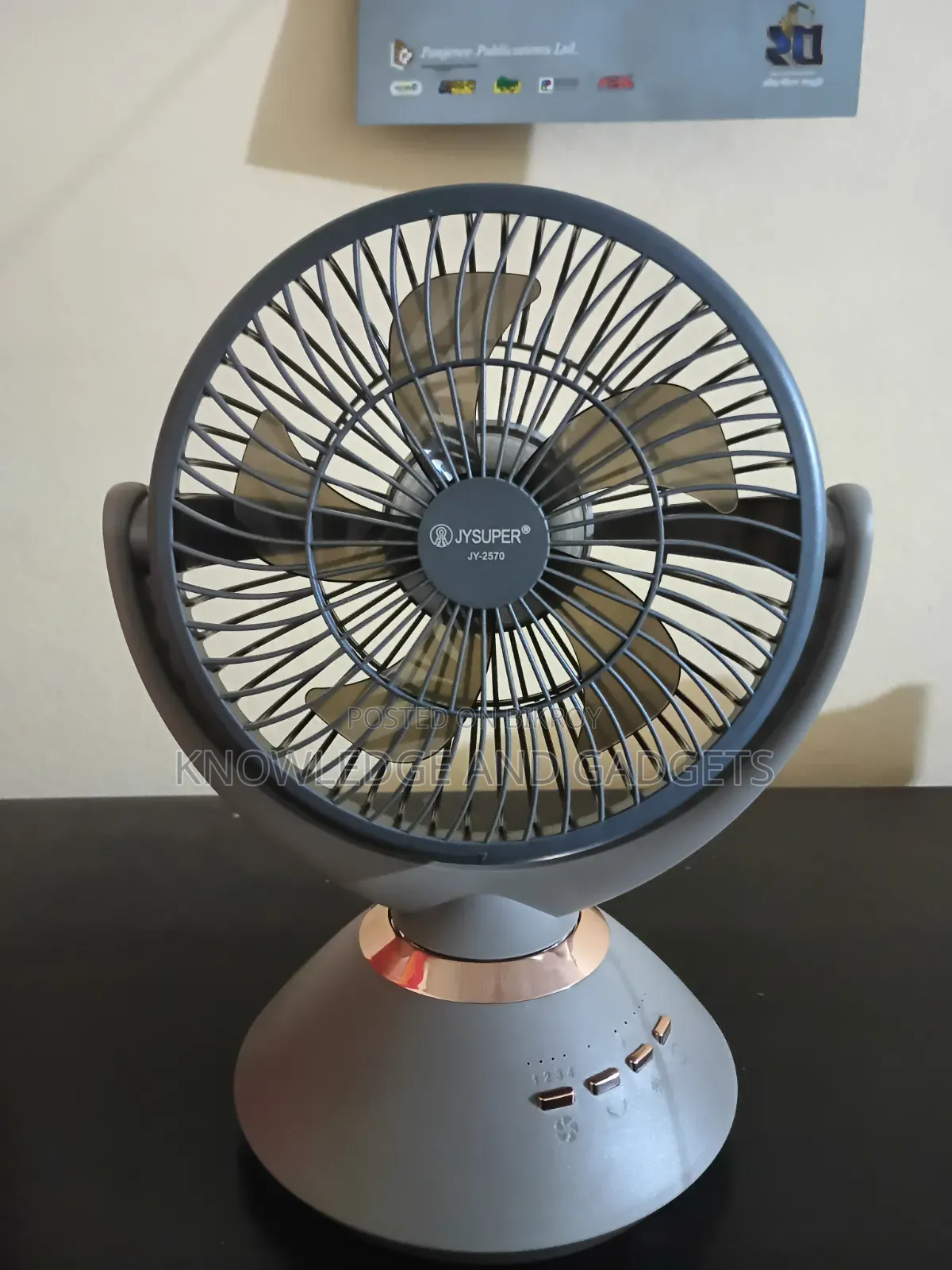 Jysuper 2570 - রিচার্জেবল ফ্যান