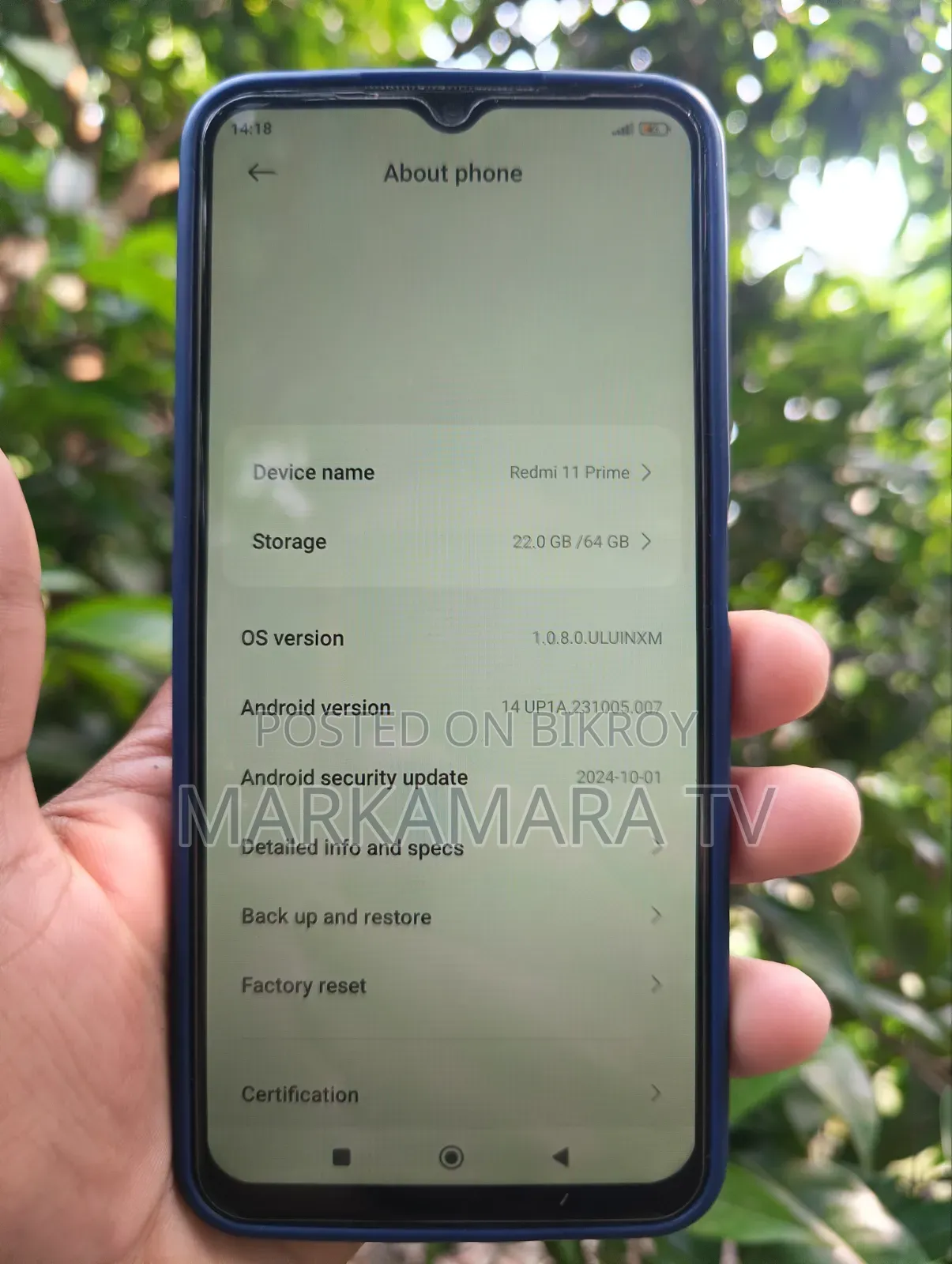 Xiaomi Redmi 11 Prime 64 GB Black