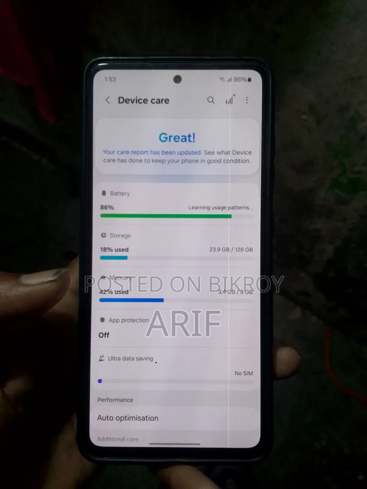 Samsung Galaxy A52 128 GB Black