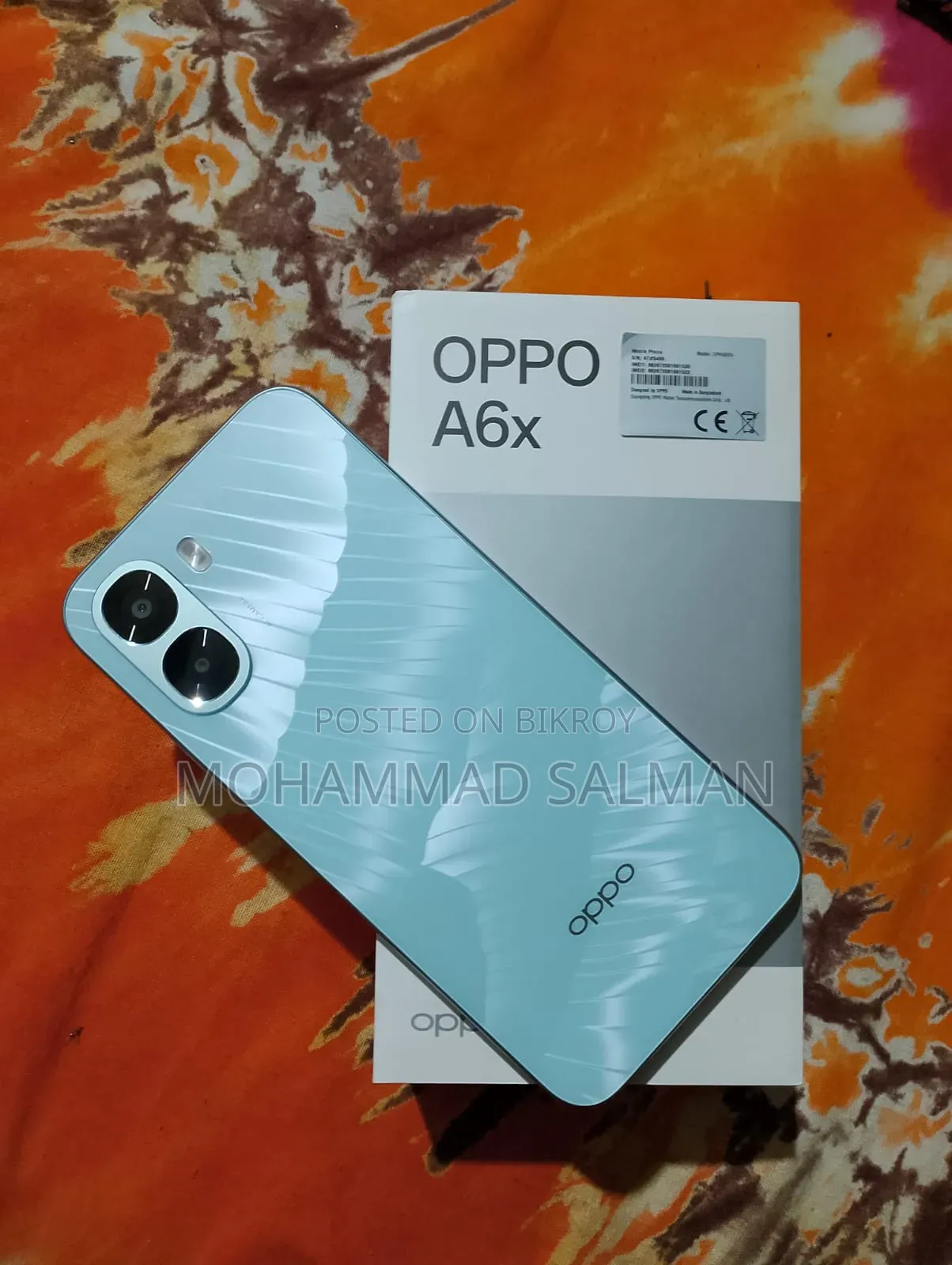 Oppo A6x 128 GB Blue