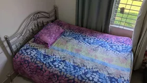 Stainless Steel Double Layer King Size Bed